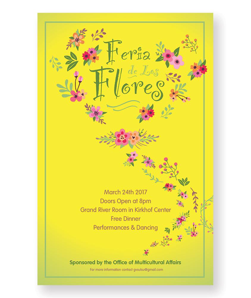 Feria de los Flores (Flower Fair) poster